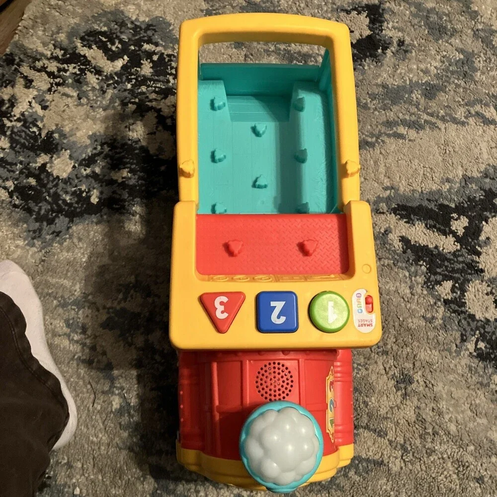 Fisher-Price Big Train Toy W/Lights Music & Smart Learn